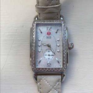 Michele Diamond Deco Park Watch